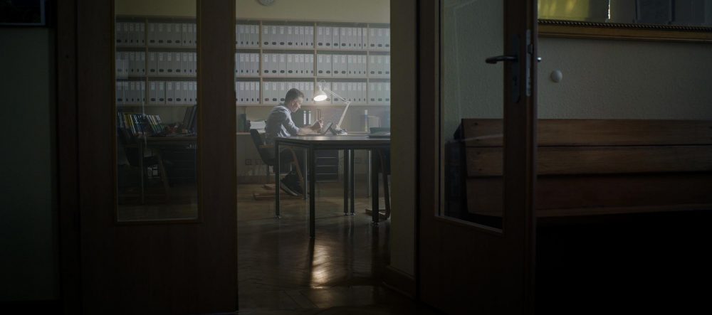 Filmproduktion einer Case Study. Die Digitalisierung am Gymnasium in Achim. Mobiles Arbeit von Schülern dank dem iPad.